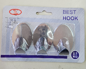 Gancho Metal Oval c/3